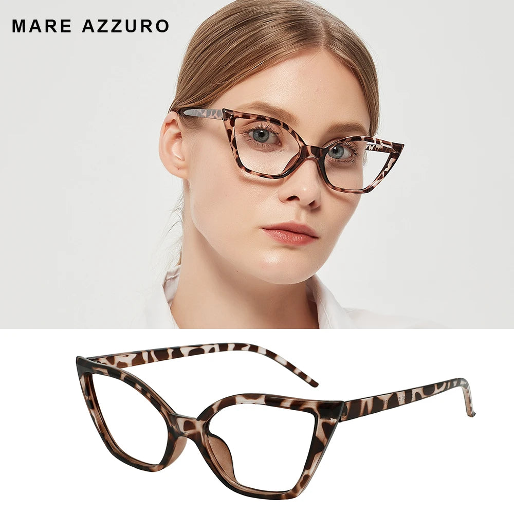 Reading Glasses For Women Oversized Prescription Magnifying Eyeglasses