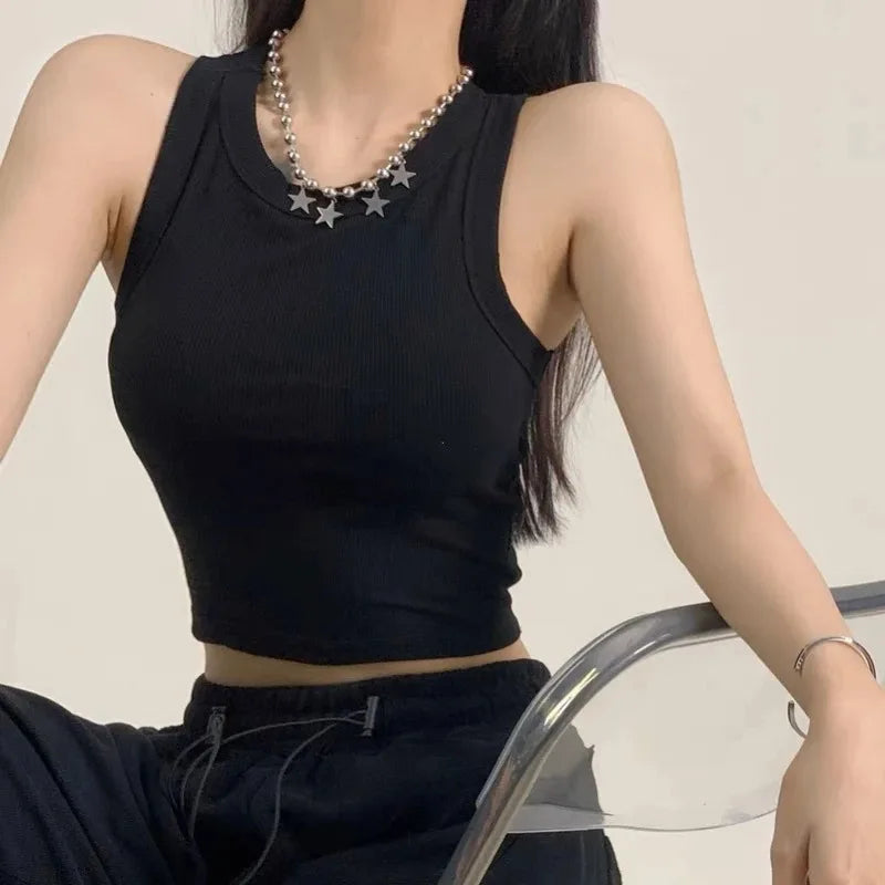 New Women Sports Tank Tops With Bra Pad
