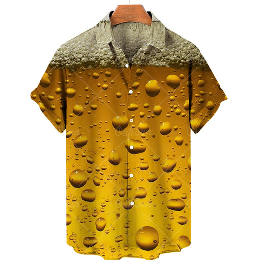Men's  Beer Shirts  Beach