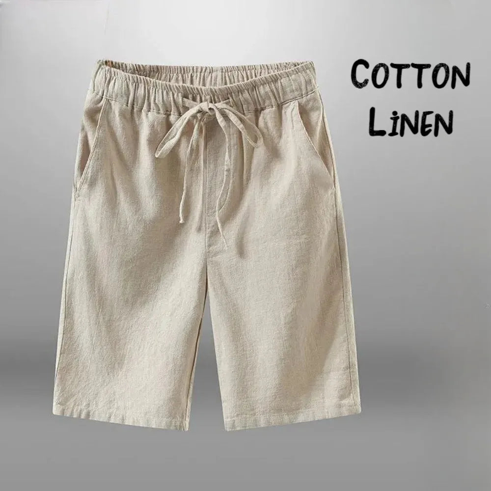 Shorts for Men Cotton Linen