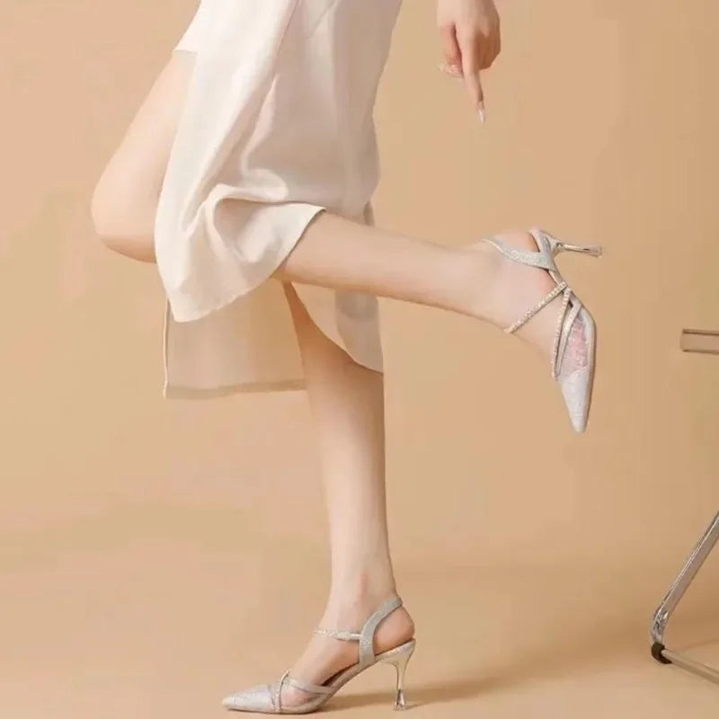 Ladies Shoes Heeled  Closed Pumps