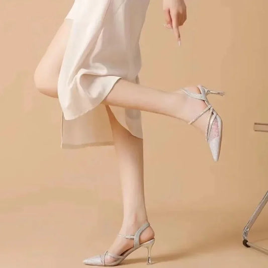 Ladies Shoes Heeled  Closed Pumps