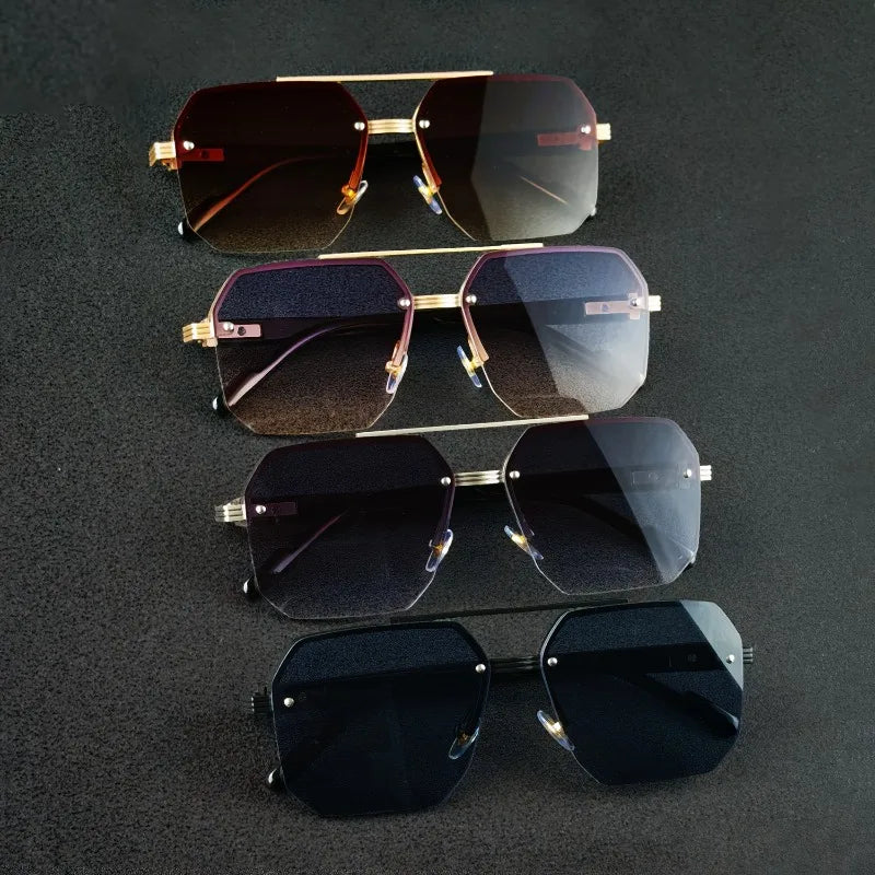 Classic Frameless Fashion Glasses for Men and Women