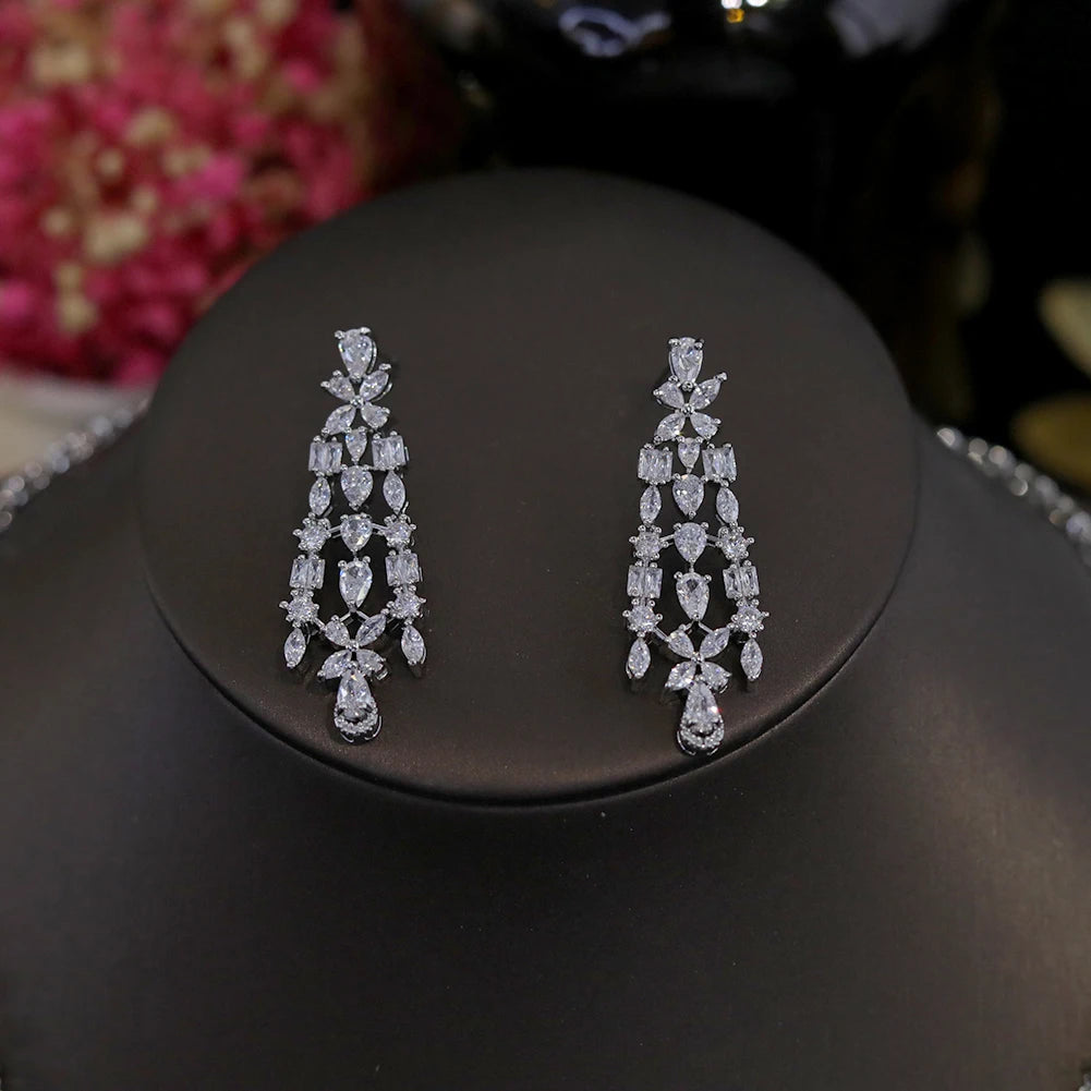 2pcs Women Necklace Earring Women's Jewelry Set