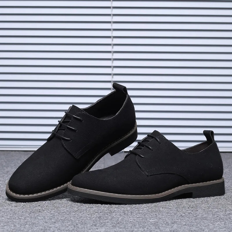 Men Casual Shoes Men's Suede Shoe Lace Up