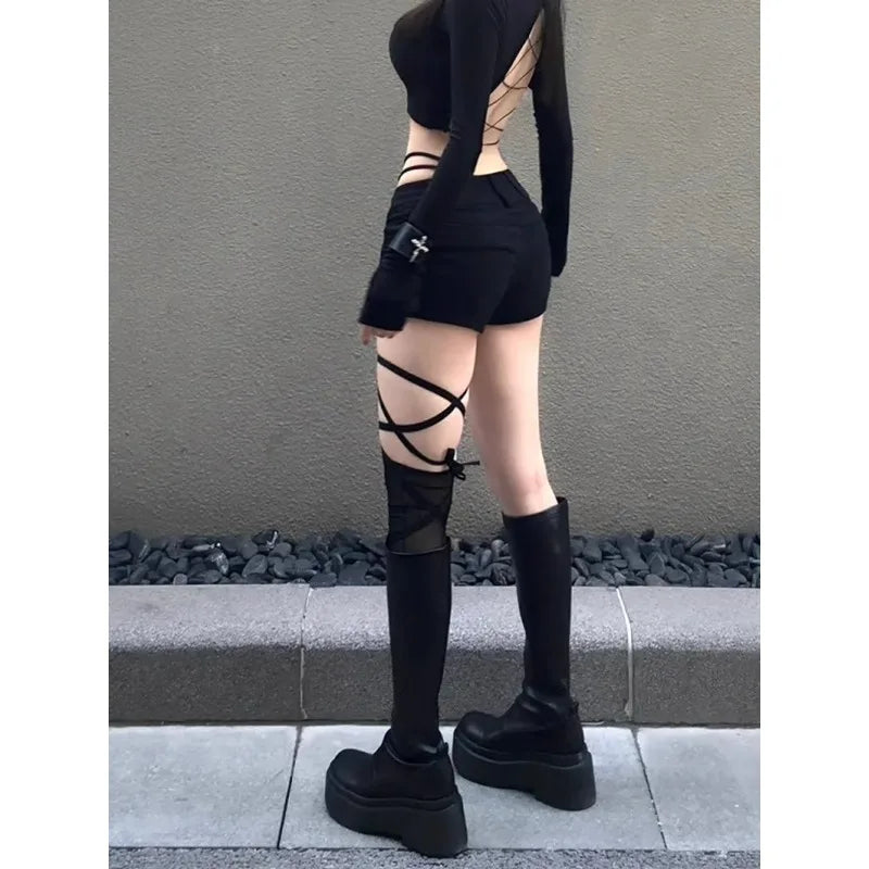 Woman Jeans Low Rise Jeans Baggy Denim Shorts