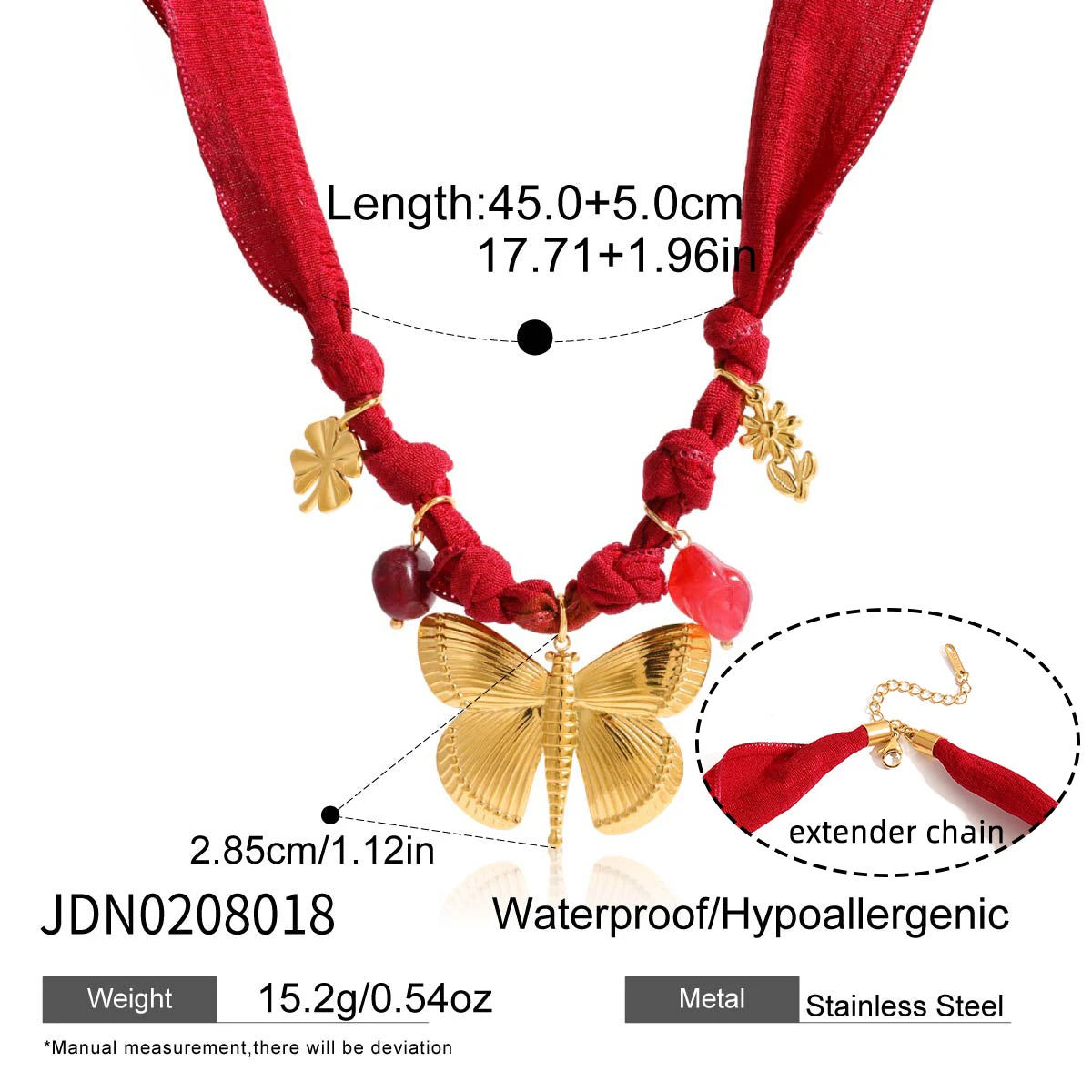 Zora Holiday Style Multi-charm Scarf Necklace