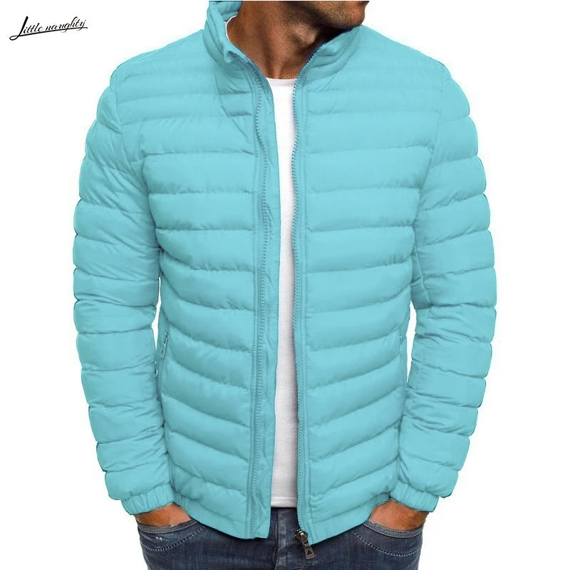 Parkas Solid Hooded Cotton Coat Jacket