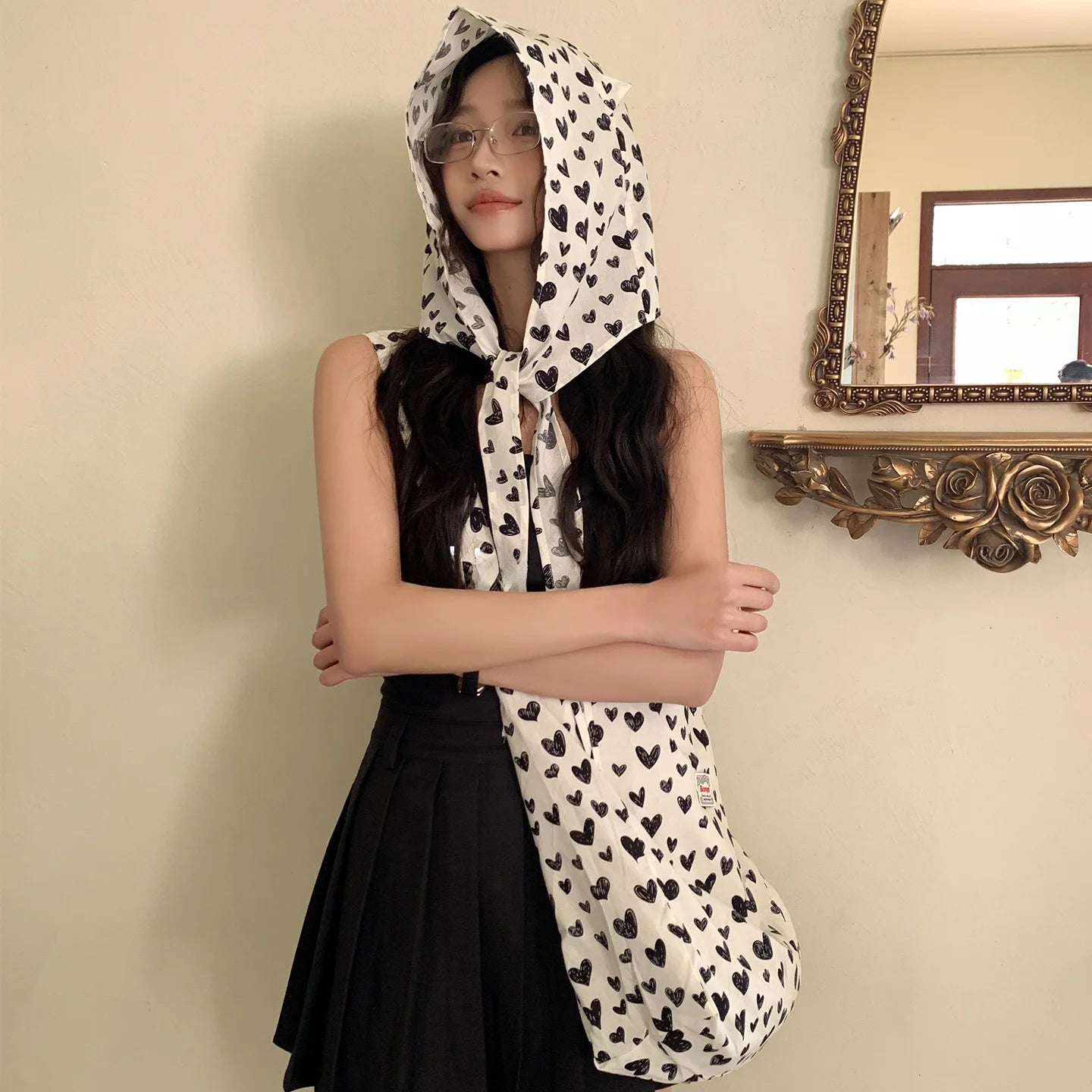 Women's Beach Vacation Hat Scarf