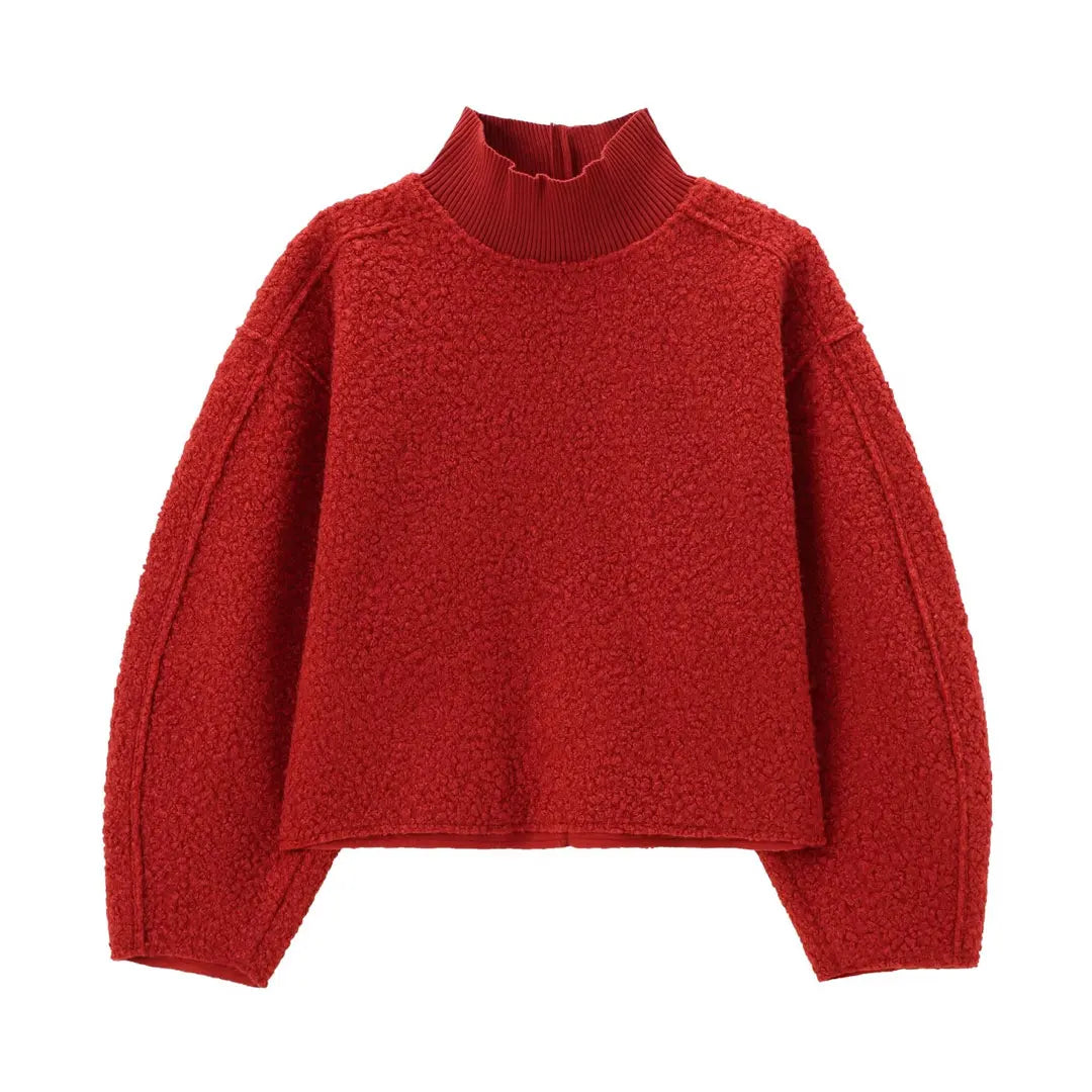 HH Sweatshirts Turtleneck Long Sleeve Pullover for Women