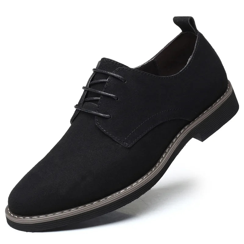 Mens Dress Shoes Legitimate Leather Shoe  Suede Casual Men Designer shoe