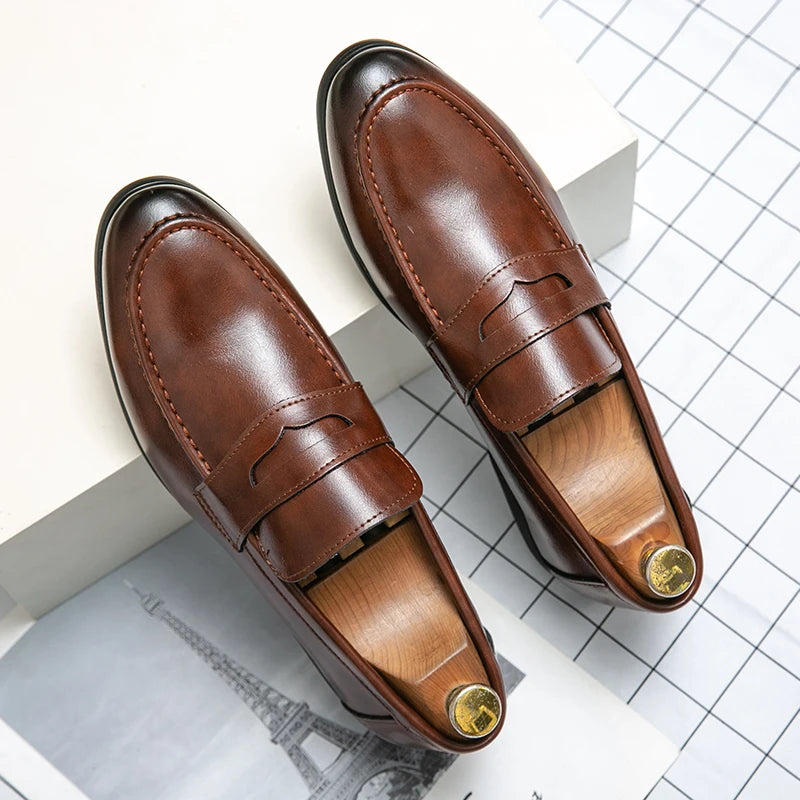 Men's Dress Shoes Casual Business Leather Shoes
