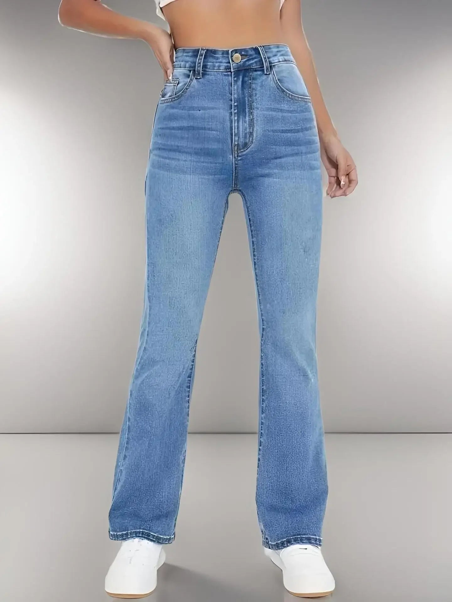 New women's hot jeans slimming  washed Denim