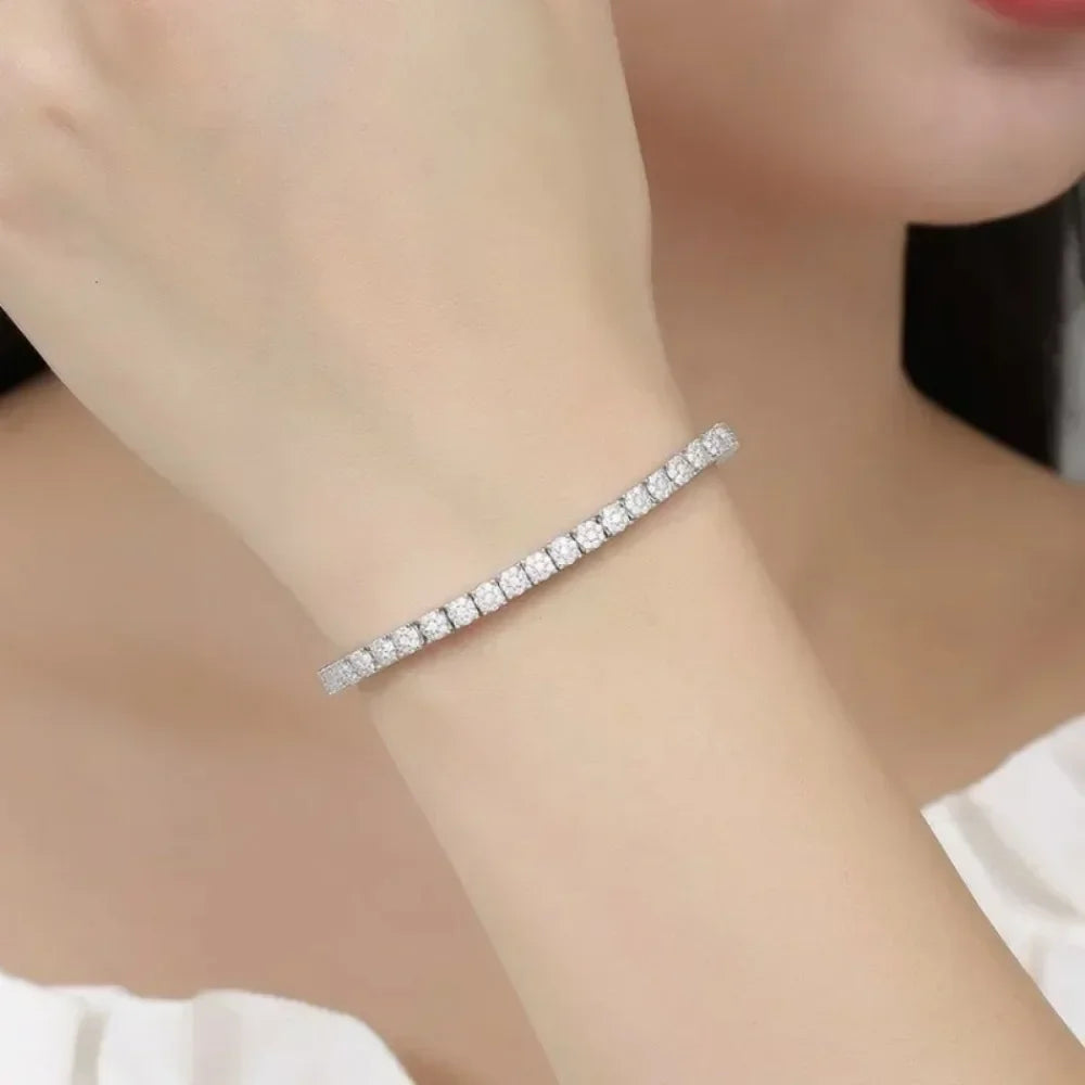 New Tennis Bracelet Iced Out Chain Bracelets For Women Men