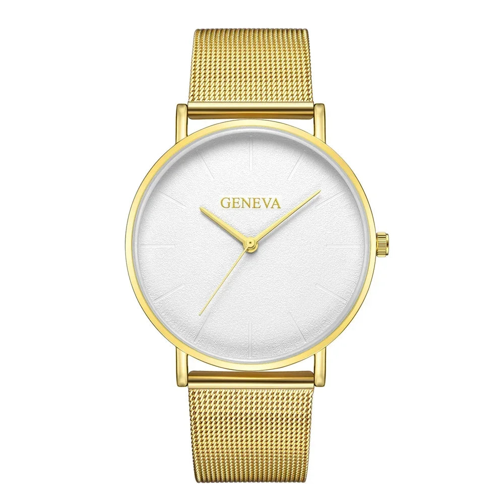 Women's Watch Vintage Classic Fashion Dial Casual Steel Strip
