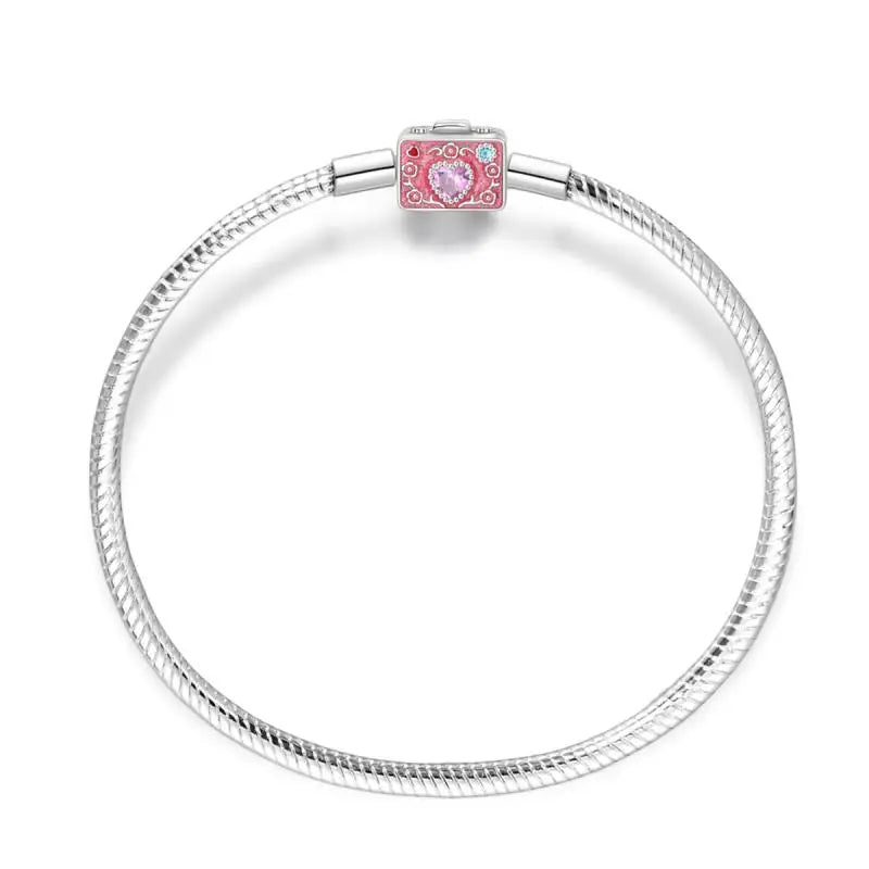 Silver Colorful Love Zircon Women's Jewelry