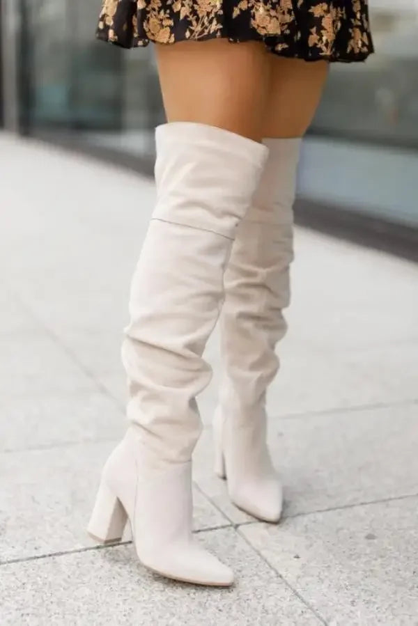 Women's Boots  Pointe Shoes Luxury Designer Sexy Thigh High Heels