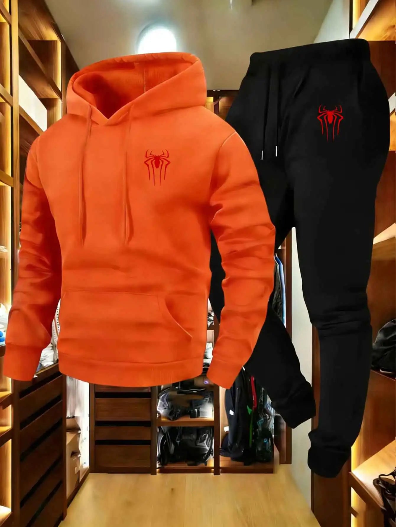 Fashionable men's sportswear set  spring  Autumn