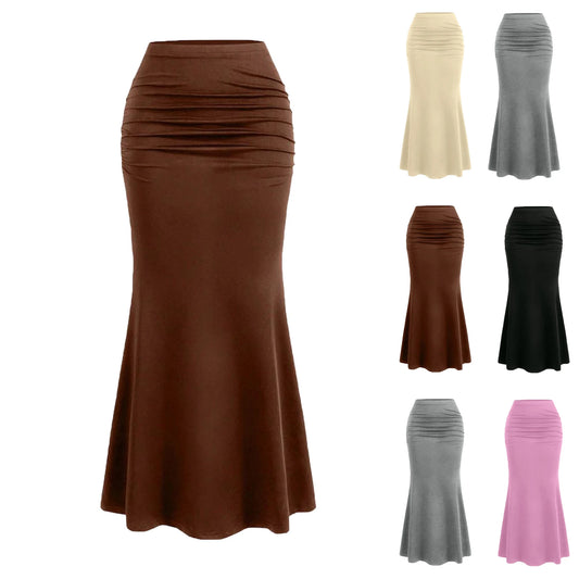 Fishtail High Waist Women's  Skirt