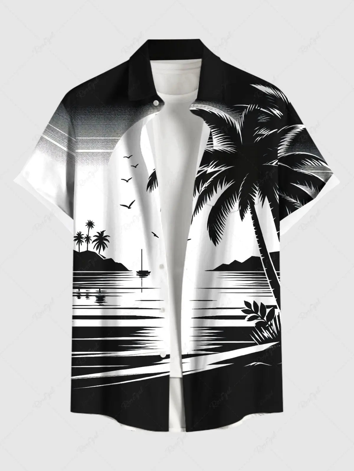 Summer Plus Size Men's Shirt 3D Prints