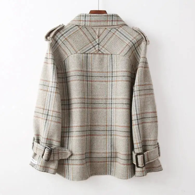 Wool Short Coats Women Jackets Blends Jacket