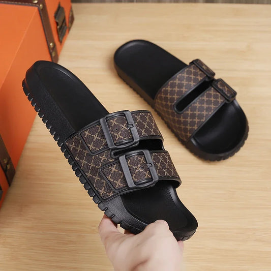 Men Slippers Non-slip Indoor Home Bathroom Slides