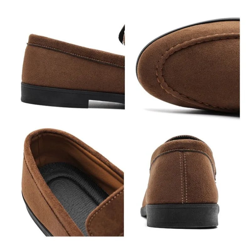 Men's Suede Slip-On Loafers