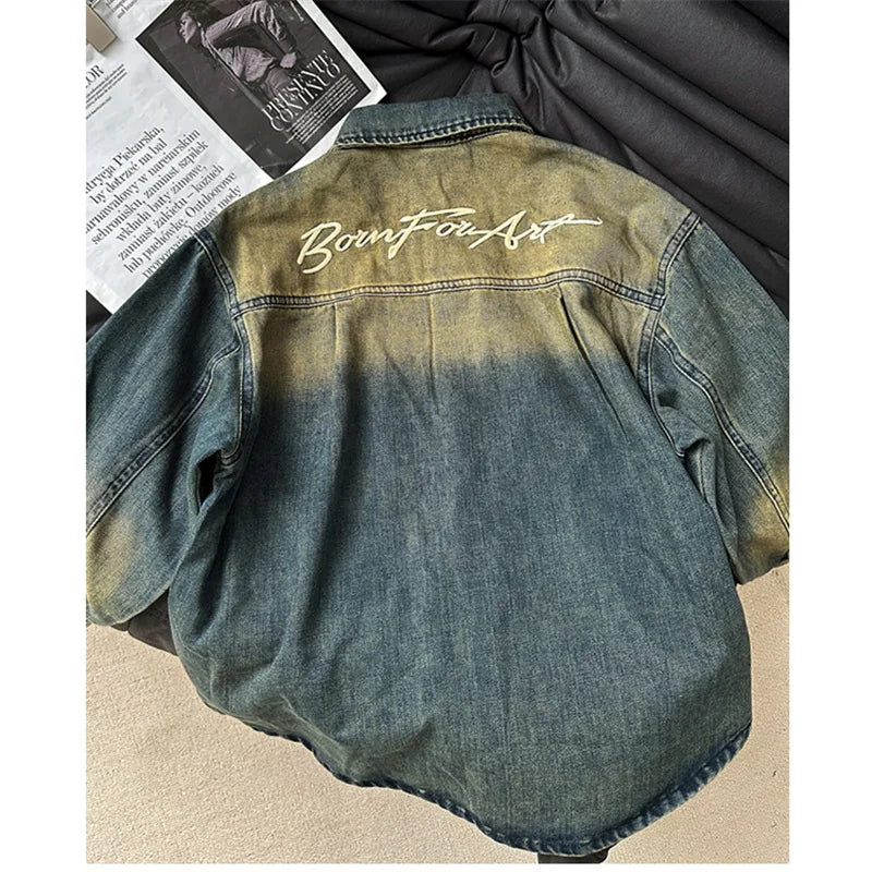 Children Denim Jacket for Kids Boys Fashion Spring Autumn Tops Coat with Pockets