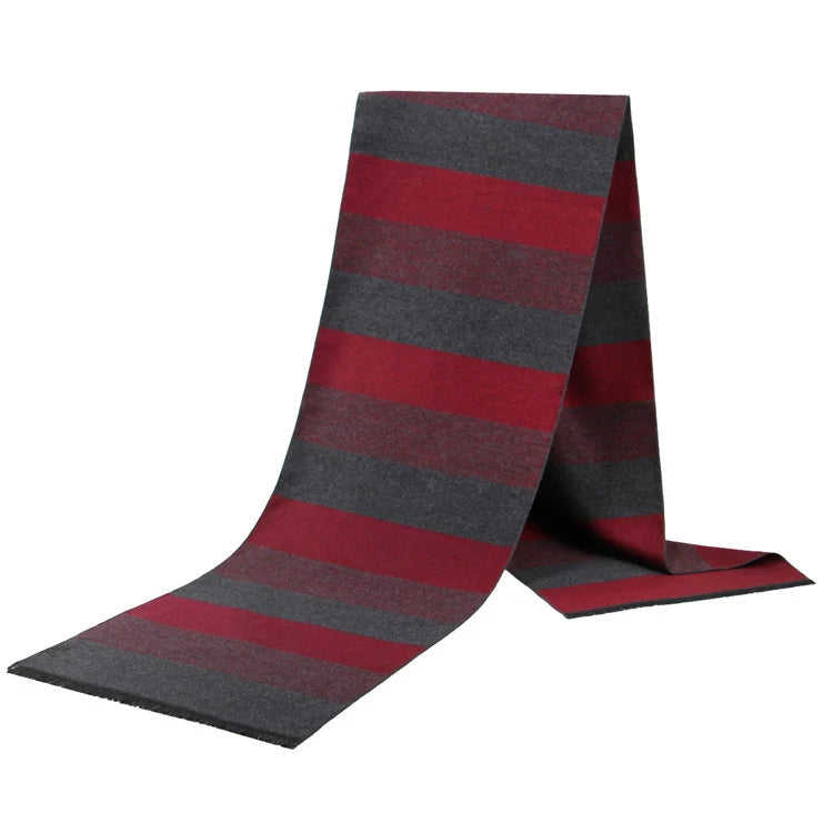 Cashmere Shawl Luxury Brand Scarf Soft Keep Warm Outdoor Grey Knit Neckerchief