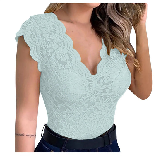 Tanks For Women  Lace Sexy Camisole V Neck