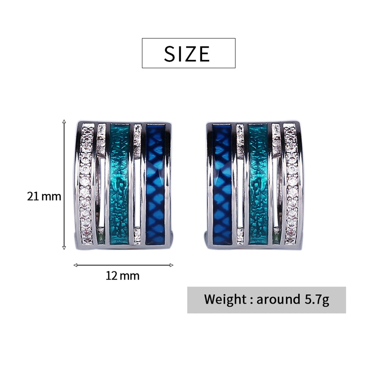 Micro Inlaid Zircon Simple Ring Necklace Earrings