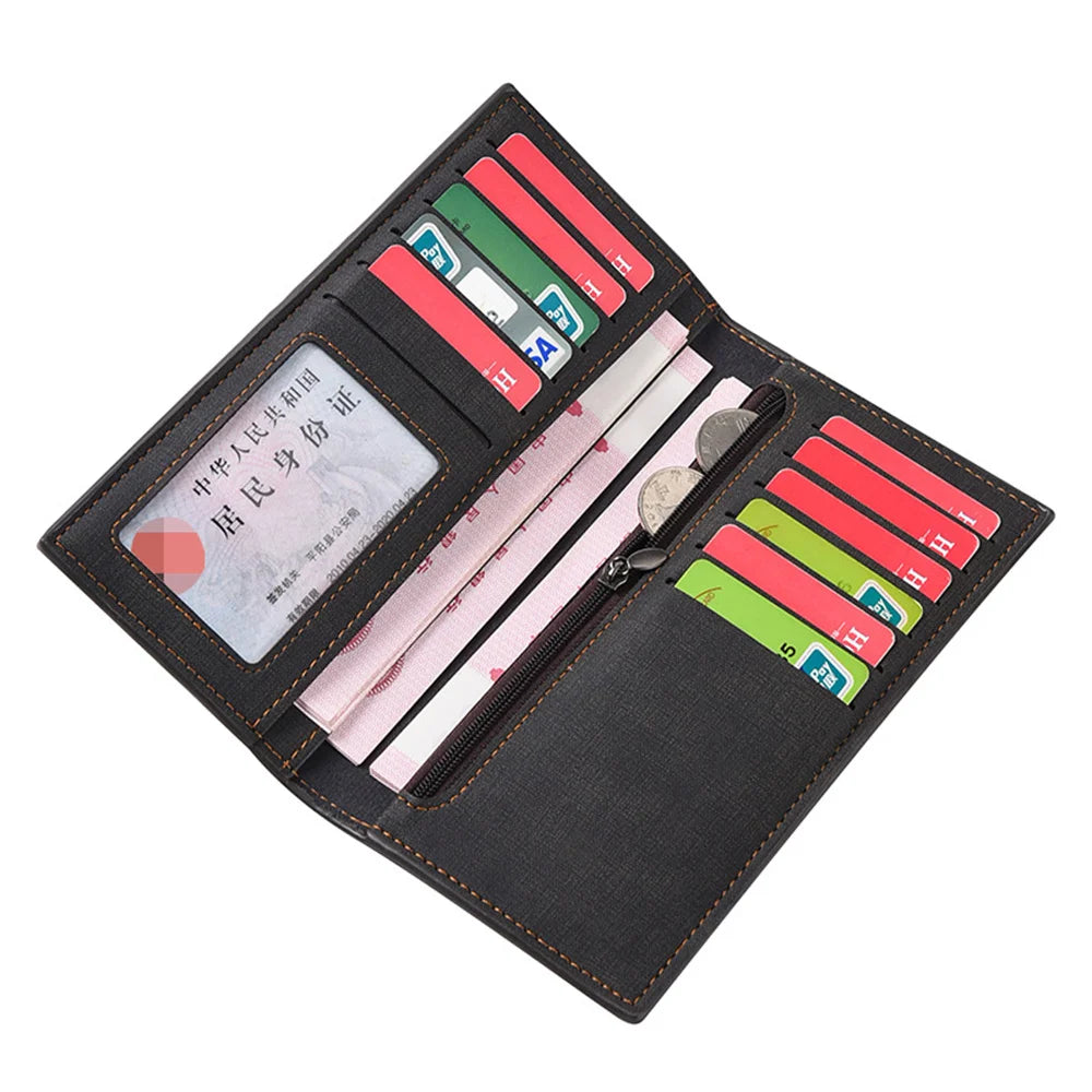 Men's Wallet Long Fashion Multiple Card Slots Men's
