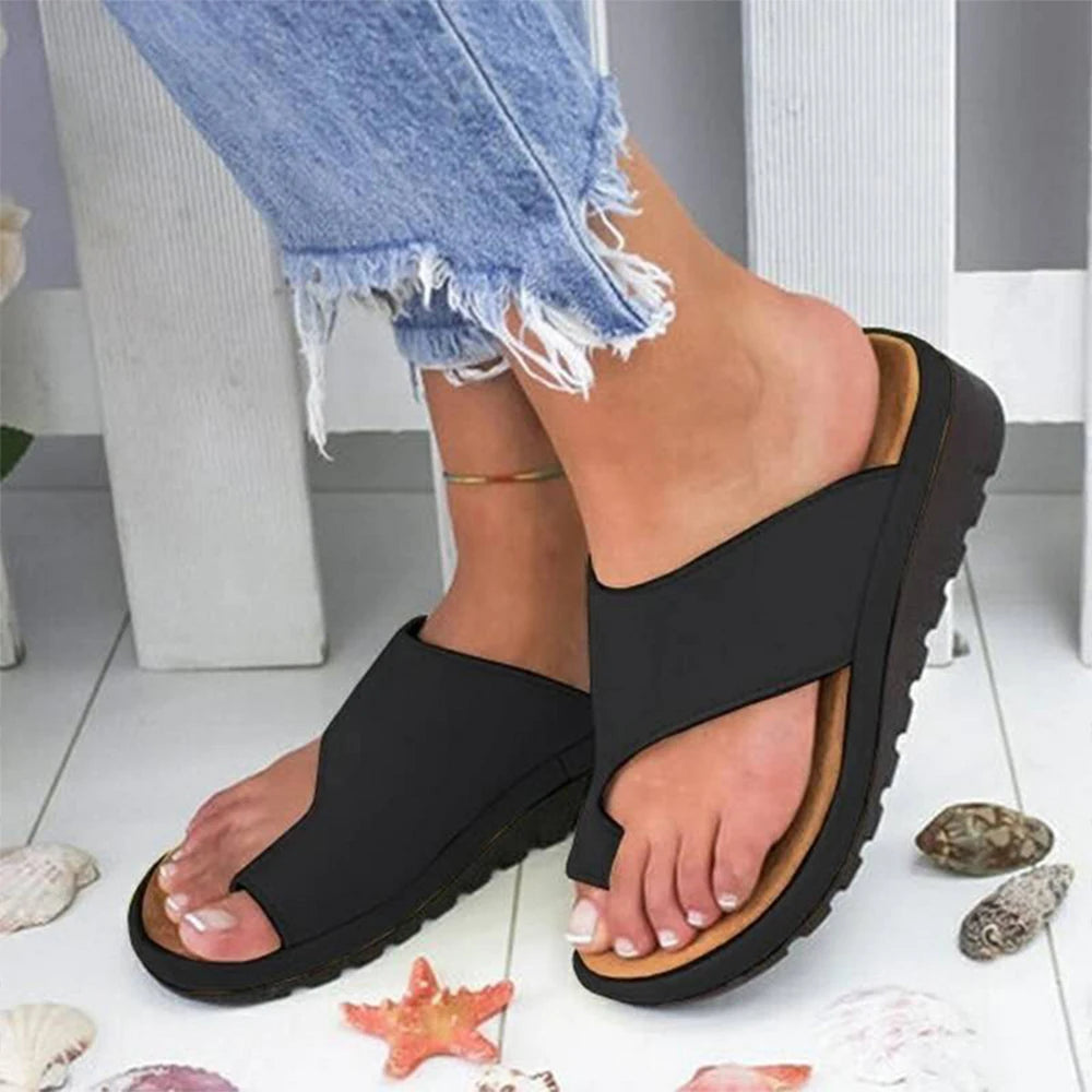 Women Summer Sandals Comfy Platform Flat Shoes