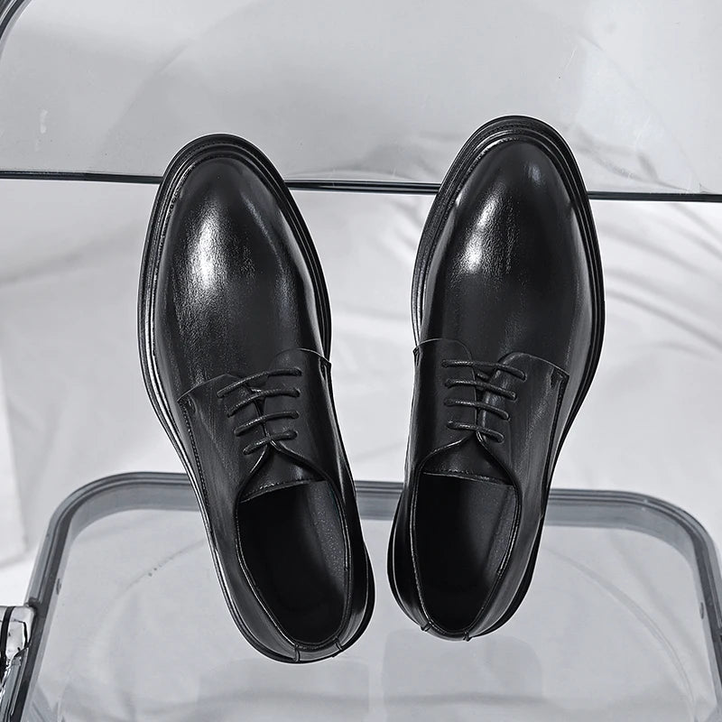 Classic Men's Dress Handmade Lace Up Shoes