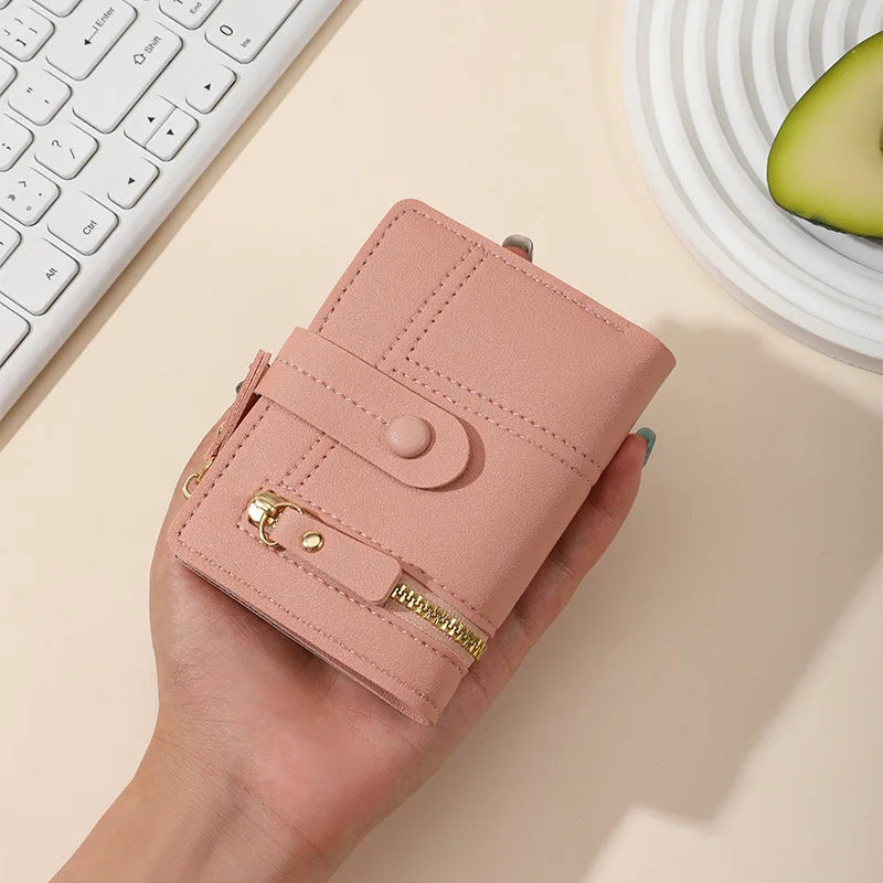 New Wallet Women's Short Small 2 Fold Multi-card Women's Wallet