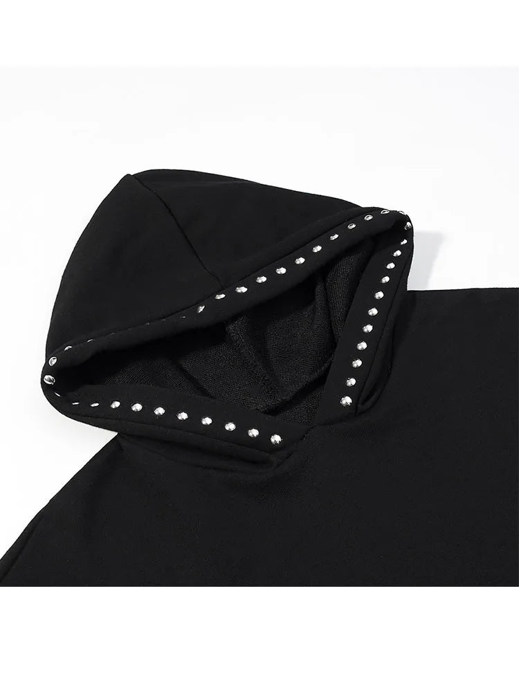 HH Woman Fashion Casual Hooded Sweatshirt Long Sleeves