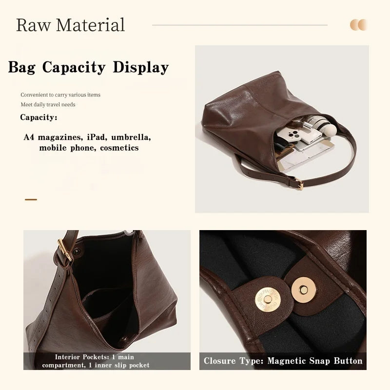 women's bags, simple and casual crossbody bags, high-end shoulder bags