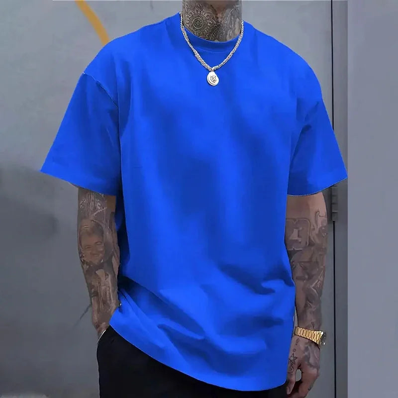 Men's T-shirts High Quality 100% Cotton Short Sleeve Urban Fashion