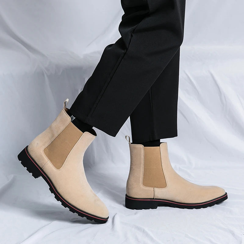 Chelsea Boots High End Suede Ankle Boots