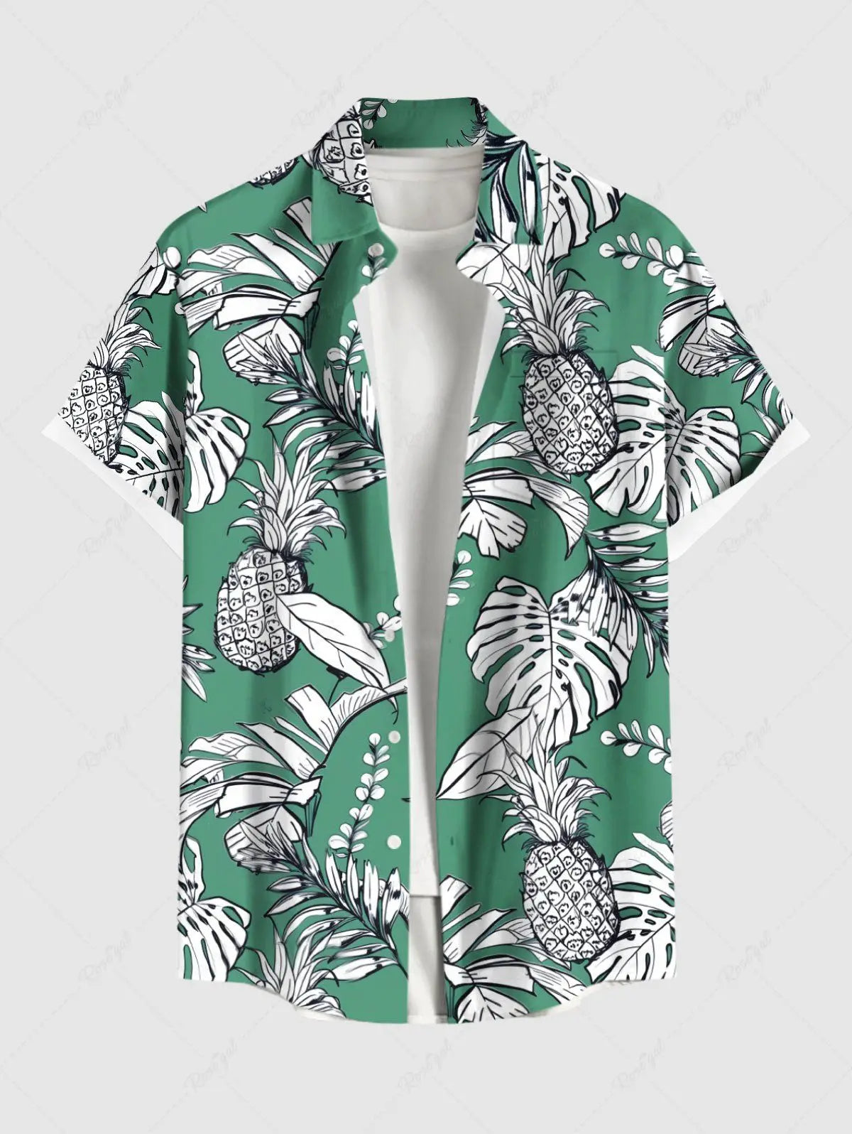 Summer Plus Size Men's Shirt 3D Prints