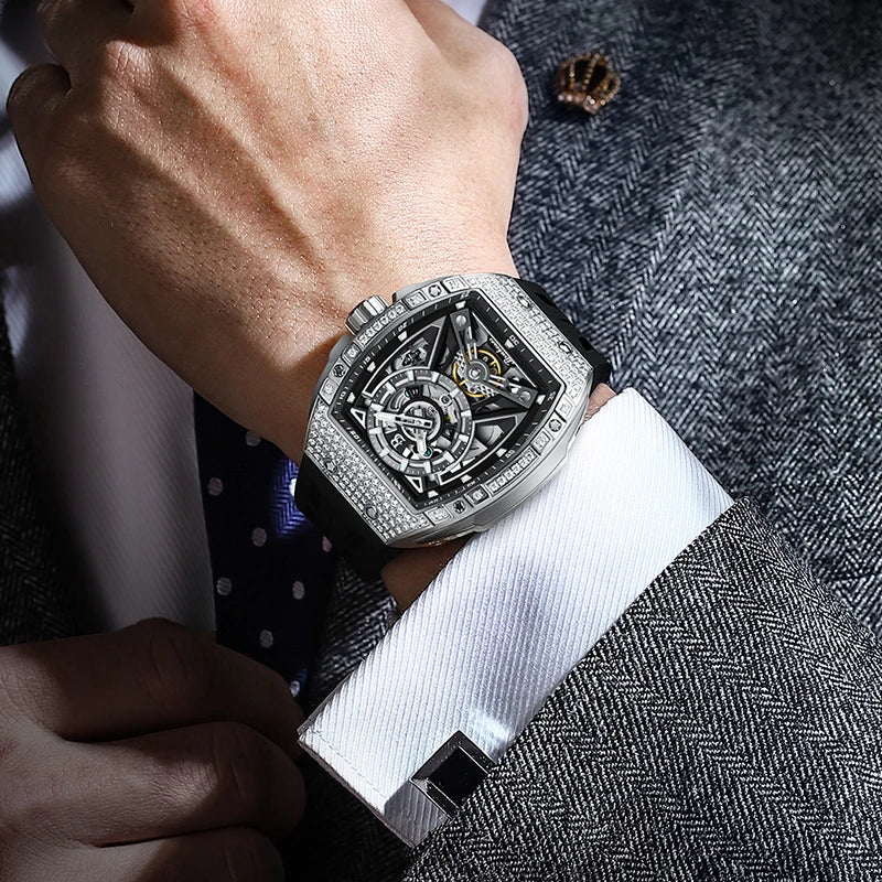 Men Mechanical Winding Watch