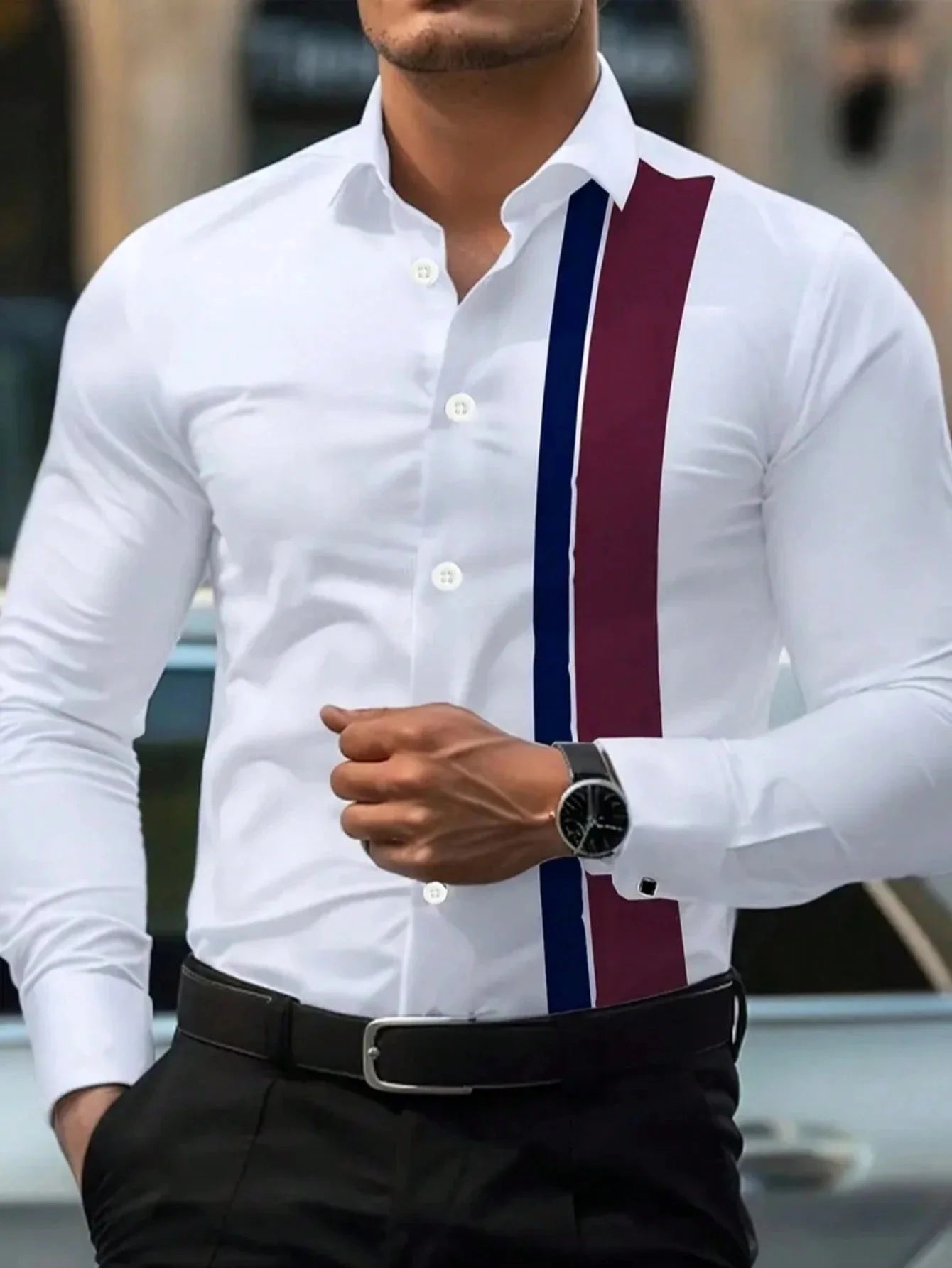 Men's Fashion Classic Business Casual Shirt