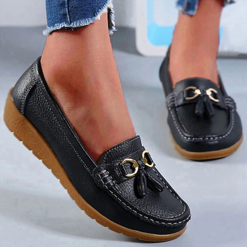 Women Loafers Shoes Classics Flats Comfortable Flat Shoes