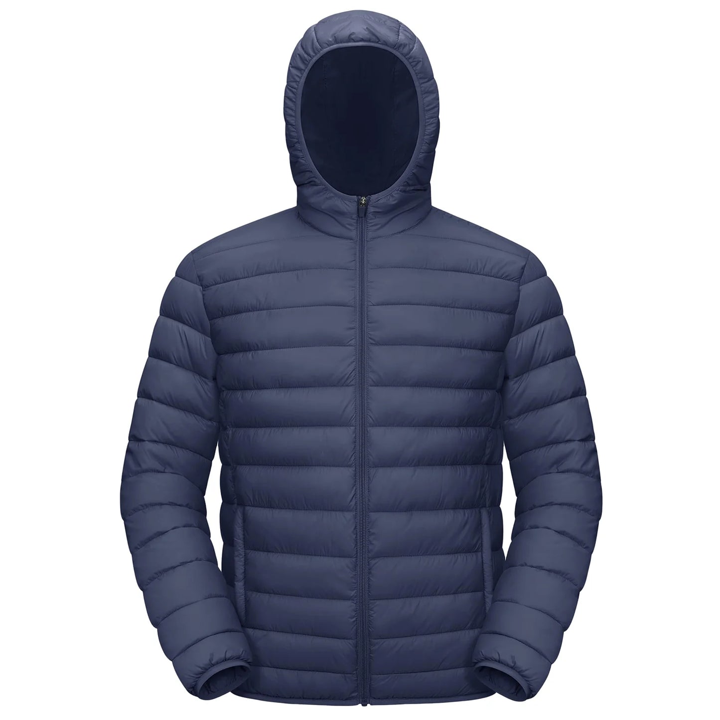 TACVASEN Lightweight Puffer Jackets Mens Water-Repellent Hooded Quilted Jacket