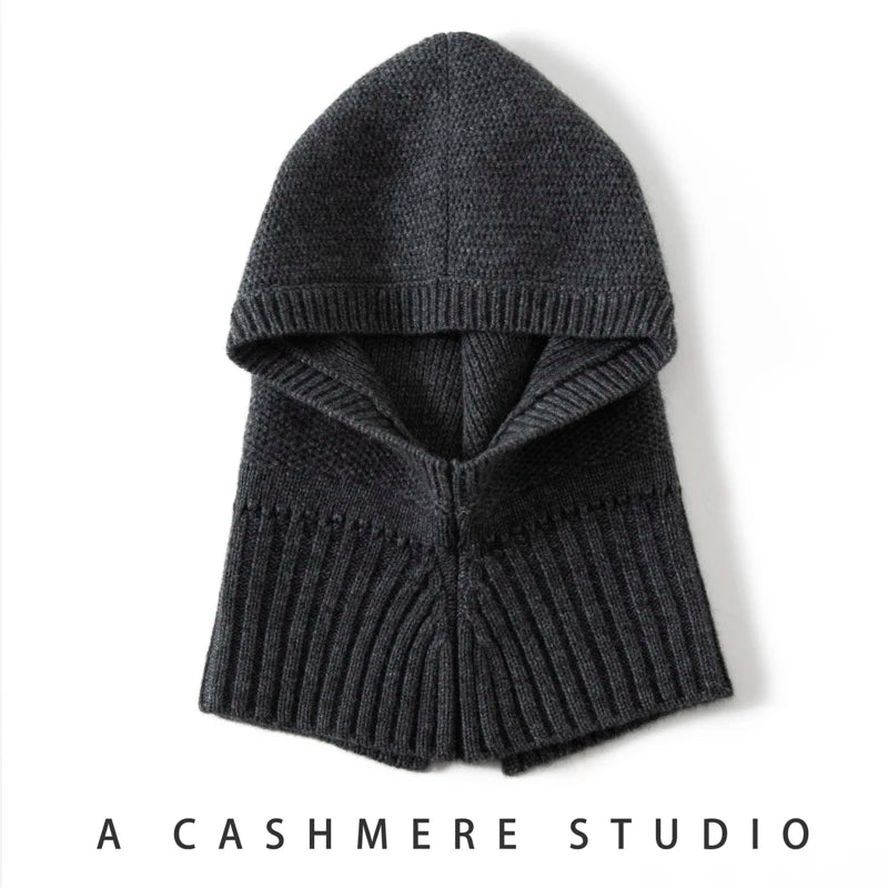 Women's Hat Cashmere Knitted Scarf
