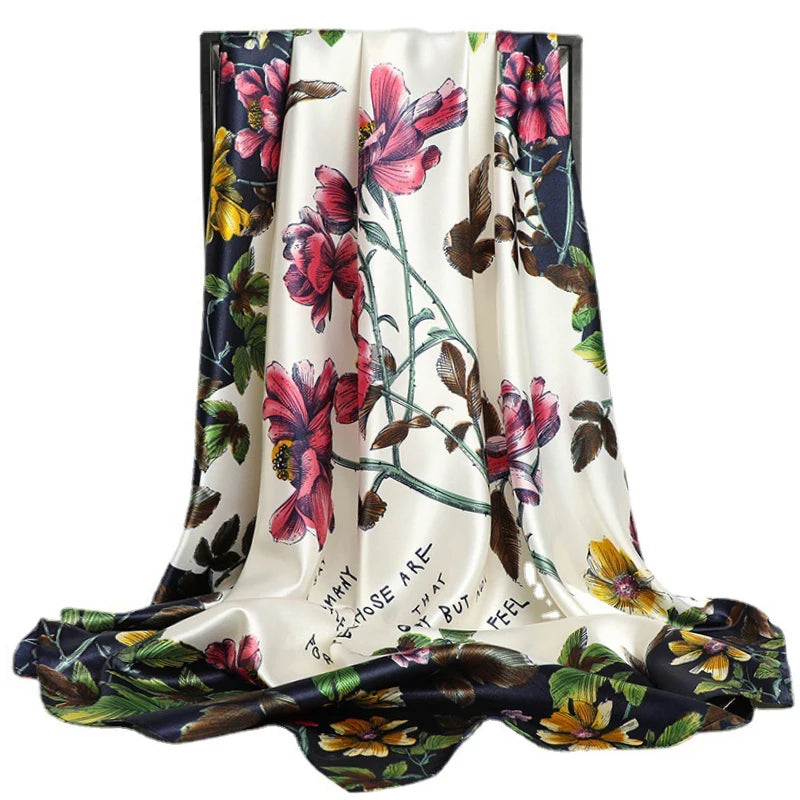 f Ladies Chiffon Shawl Wrap Muffler  Bandanna Female Headscarf