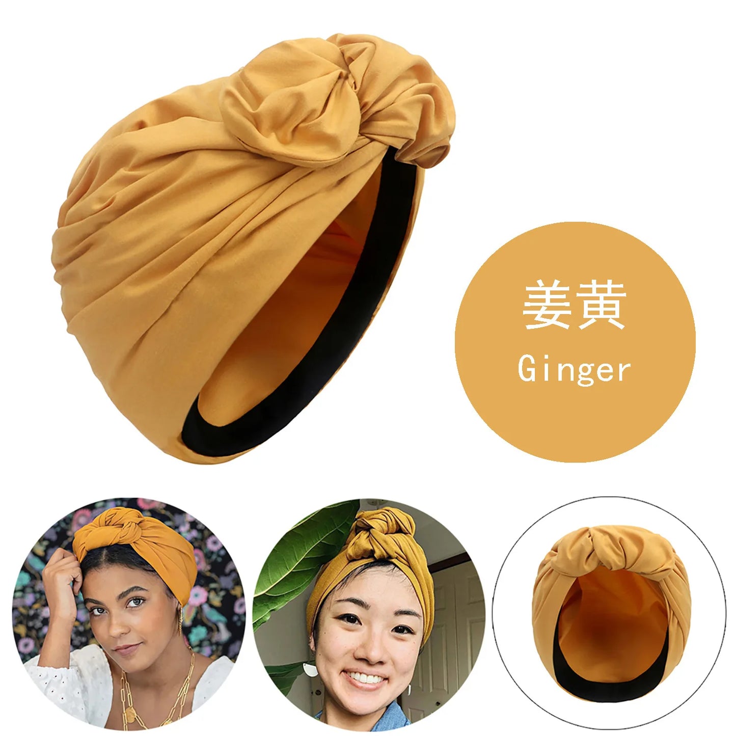 Women's Hair Cover Cap Head Wraps