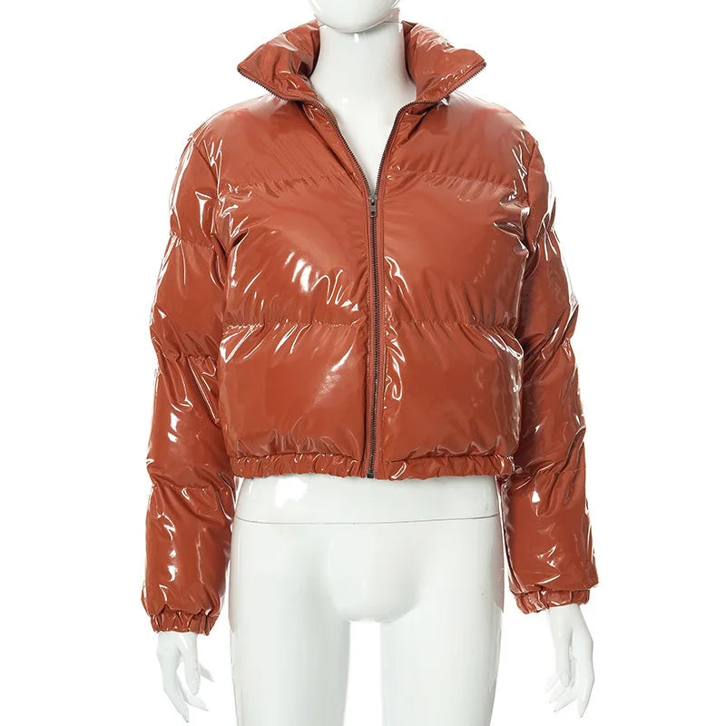 Fashion Jackets for Women  Bubble Down Shiny Quilted Coats
