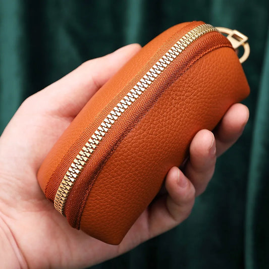 Cute Mini Wallet PU Leather Key Holder