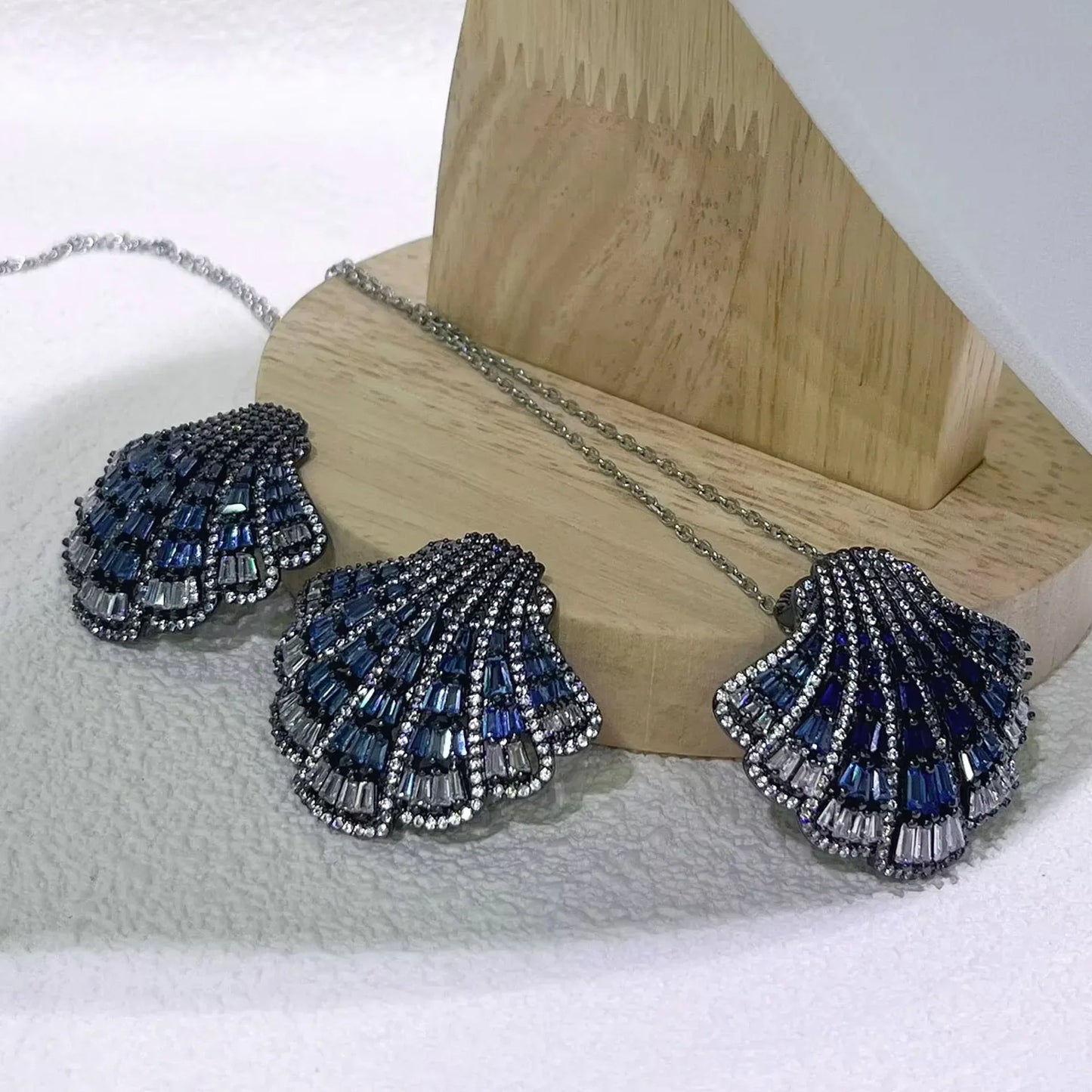 Women's Jewelry Set Necklace Earrings Bracelet Adjustable Ring